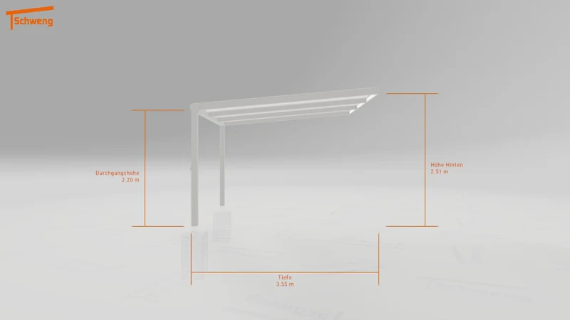 #DE Schweng Terrassenüberdachung S350 (ID pbq88k)