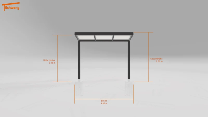 #DE Schweng Terrassenüberdachung S350 (ID zbxjjz)