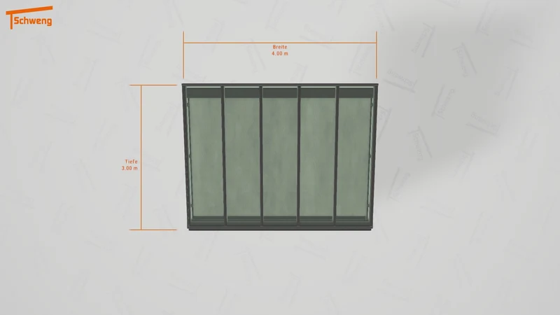 #DE Schweng Terrassenüberdachung S400 (ID k2y43k)