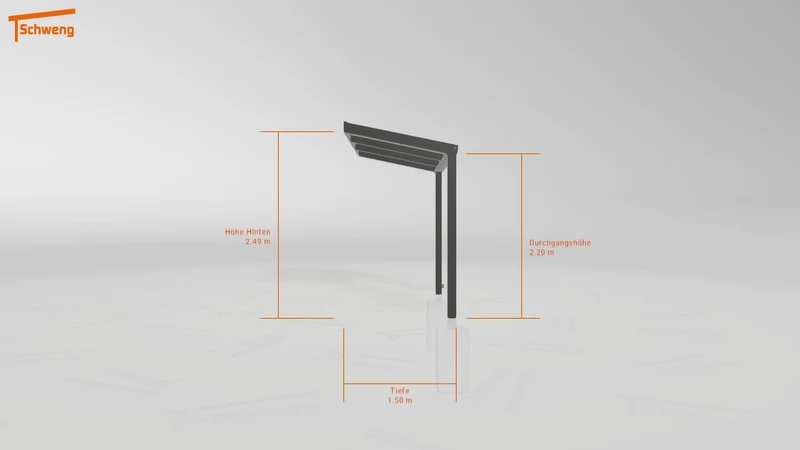 #AT Schweng Terrassenüberdachung S350 (ID 5m98w8)