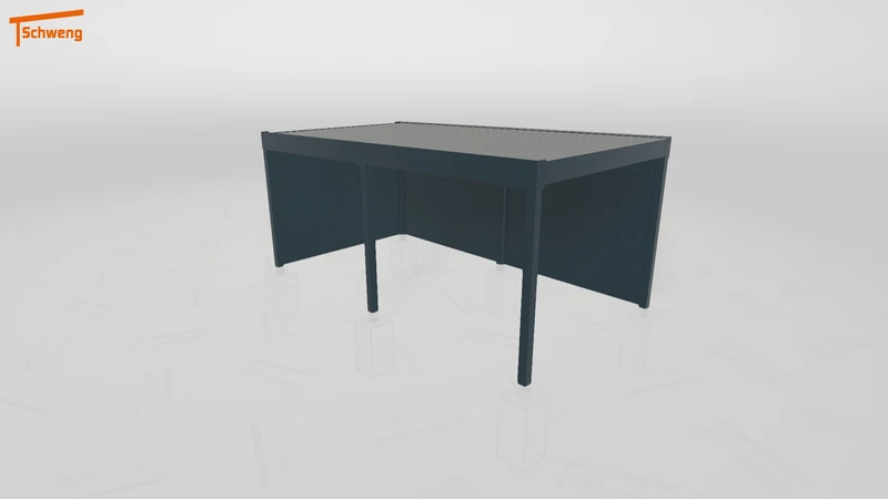 #DE Schweng Flachdachcarport C600 (ID g7p3b4) #MTG