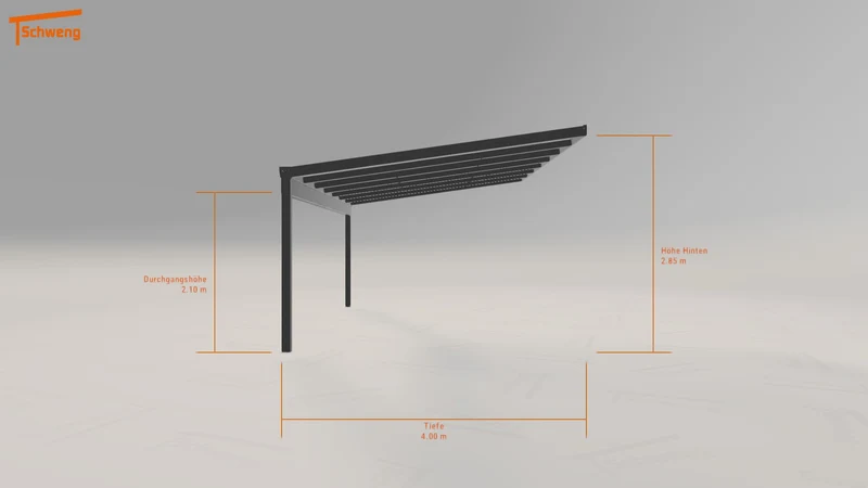 #DE Schweng Terrassenüberdachung S400 (ID 77qy82)