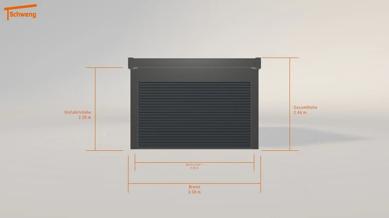 #DE Schweng Flachdachcarport C600 (ID bk923p)