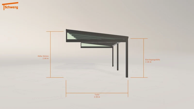 #DE Schweng Terrassenüberdachung S350 (ID w37q9r)