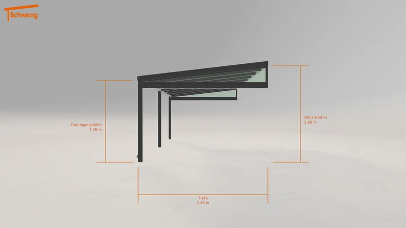 #DE Schweng Terrassenüberdachung S350 (ID w37q9r)