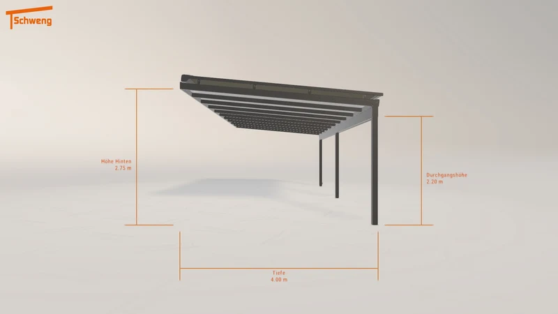 #DE Schweng Terrassenüberdachung S400 (ID 5mn3kr)