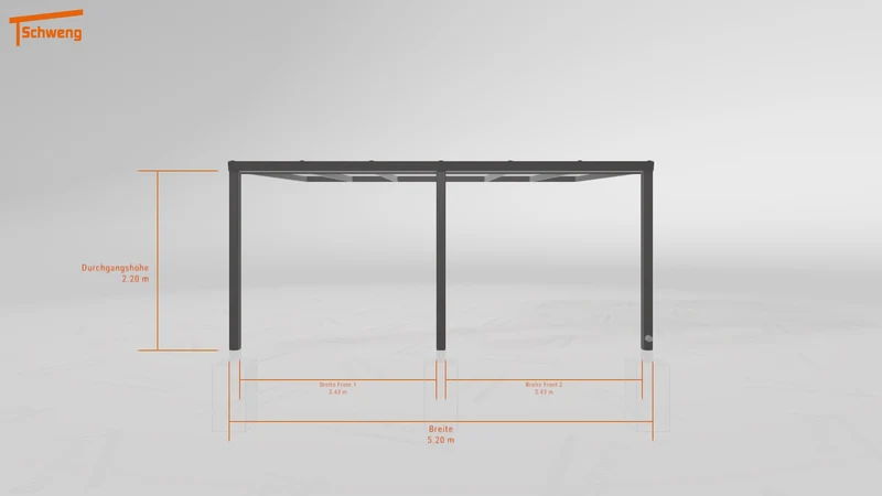#DE Schweng Terrassenüberdachung S350 (ID bkjq8m)