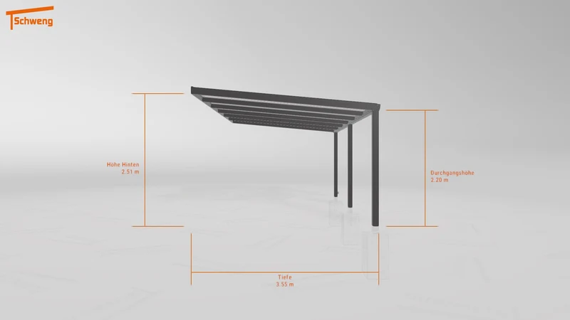 #DE Schweng Terrassenüberdachung S350 (ID bkjq8m)