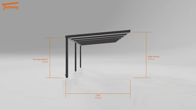 #DE Schweng Terrassenüberdachung S350 (ID bkjq8m)