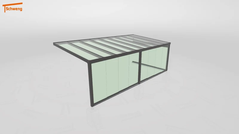 #DE Schweng Terrassenüberdachung S400 (ID 8579rr)
