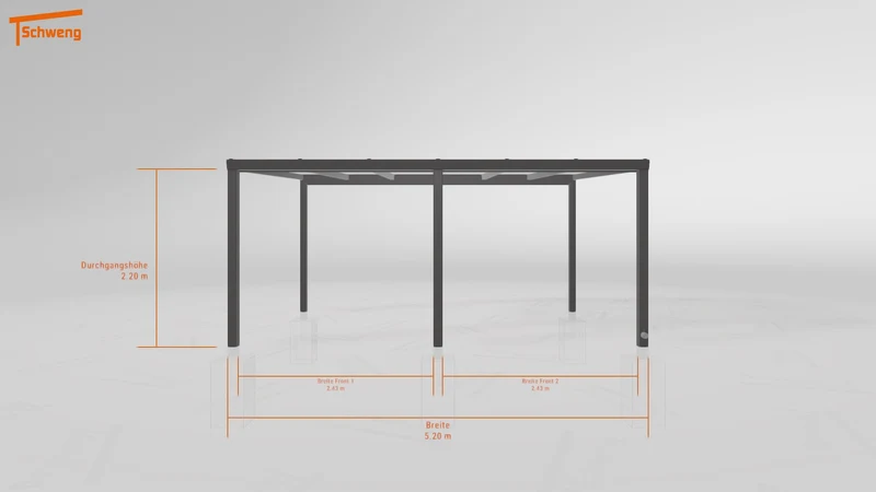 #DE Schweng Terrassenüberdachung S350 (ID 775wgq)