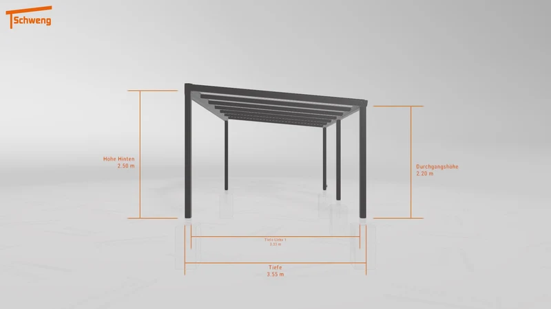 #DE Schweng Terrassenüberdachung S350 (ID 775wgq)