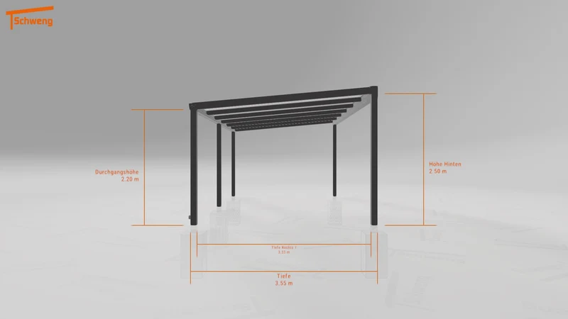 #DE Schweng Terrassenüberdachung S350 (ID 775wgq)
