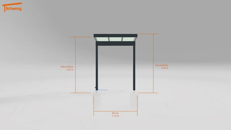 #DE Schweng Terrassenüberdachung S350 (ID 857j4m)