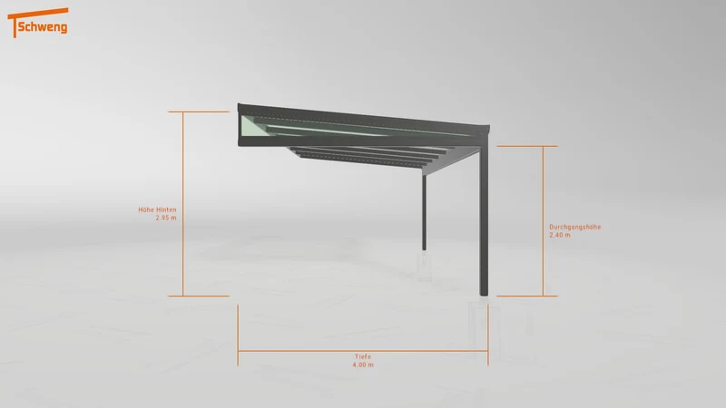 #DE Schweng Terrassenüberdachung S400 (ID rjrxrz)