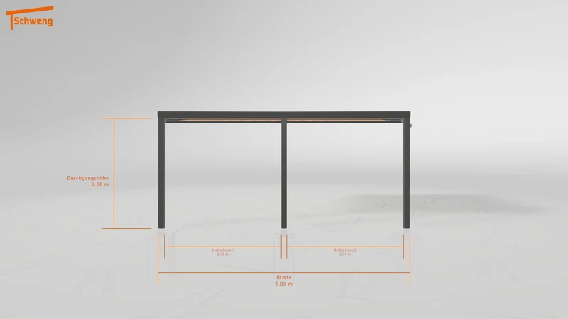 #DE Schweng Terrassenüberdachung S400 (ID mjrpq4)
