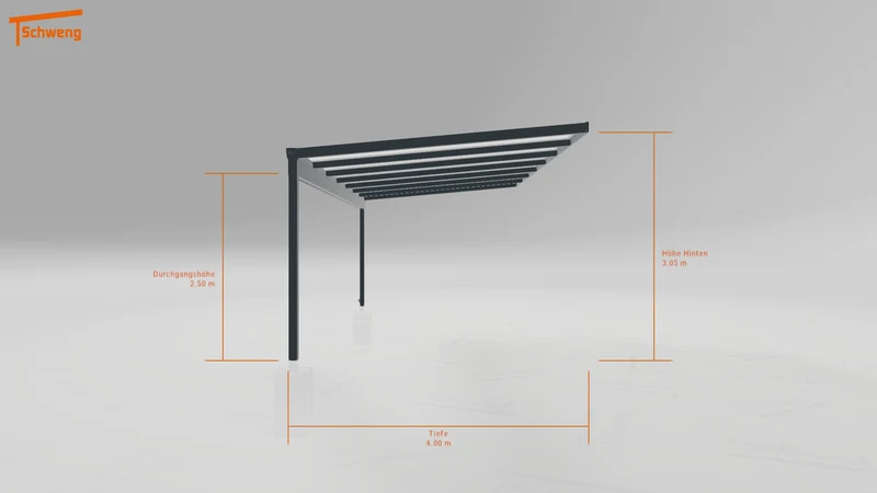 #AT Schweng Pultdachcarport S400 (ID g7prj2)