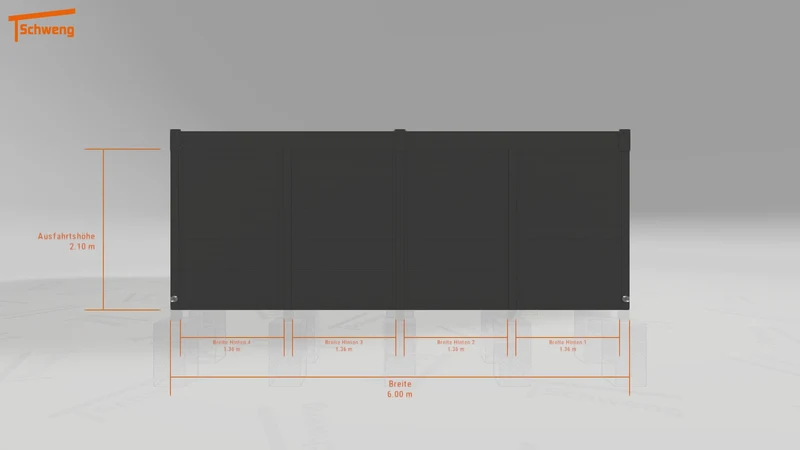#DE Schweng Flachdachcarport C600+ (ID n54w24) #MTG