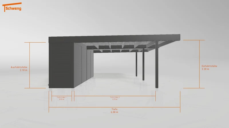 #DE Schweng Flachdachcarport C600+ (ID n54w24) #MTG