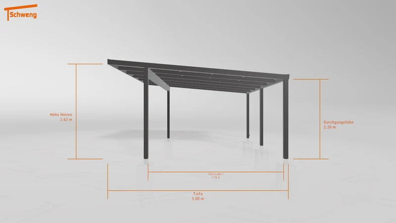 #DE Schweng Pultdachcarport S400 (ID n54wyw)