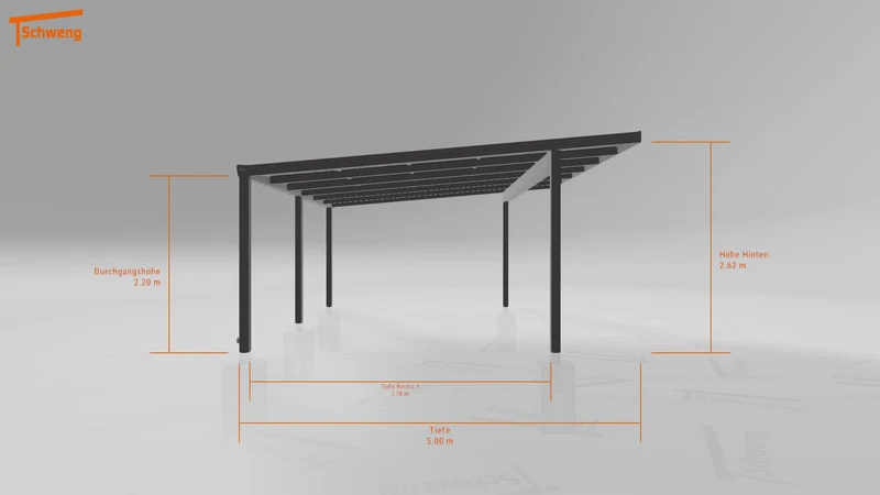 #DE Schweng Pultdachcarport S400 (ID n54wyw)