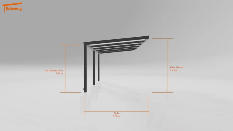 #DE Schweng Terrassenüberdachung S350 (ID 775xbv)