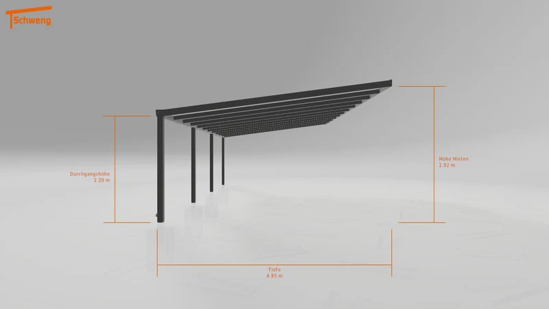 #DE Schweng Terrassenüberdachung S400 (ID zbx3z4)