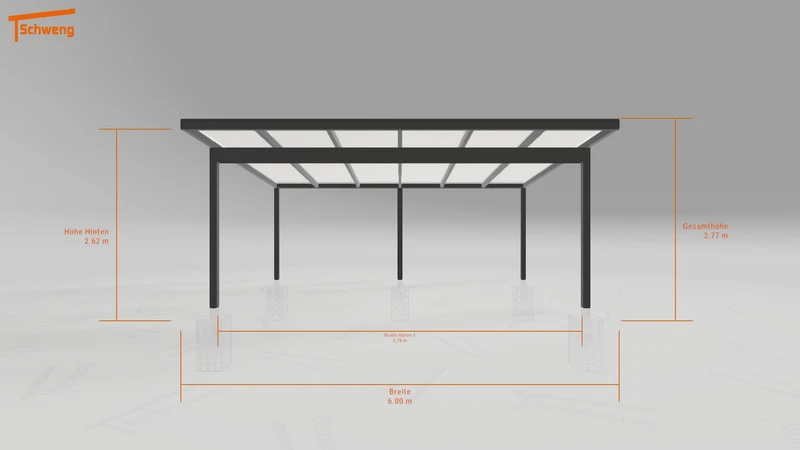 #DE Schweng Pultdachcarport S400 (ID jjrgbp) #MTG