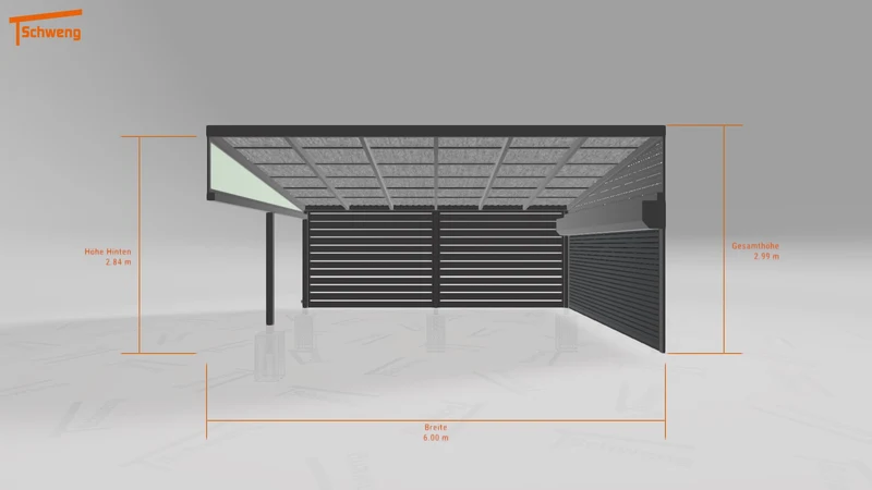 #DE Schweng Pultdachcarport S400 (ID 5m9rgk) #MTG