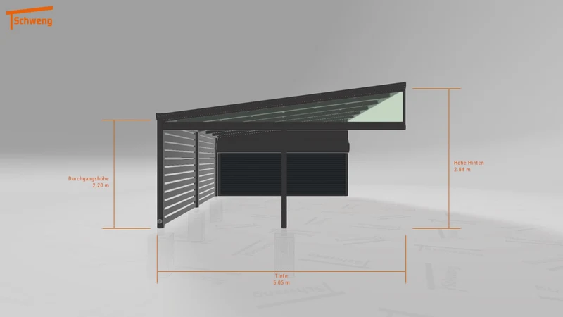 #DE Schweng Pultdachcarport S400 (ID 5m9rgk) #MTG