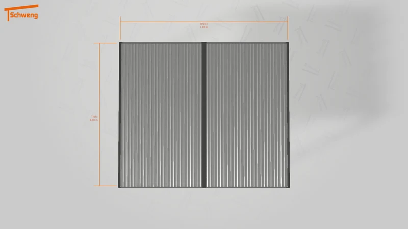 #DE Schweng Flachdachcarport C600+ (ID jjr7x9)