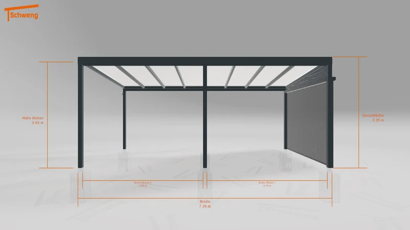 #AT Schweng Terrassenüberdachung S400 (ID 85799w)