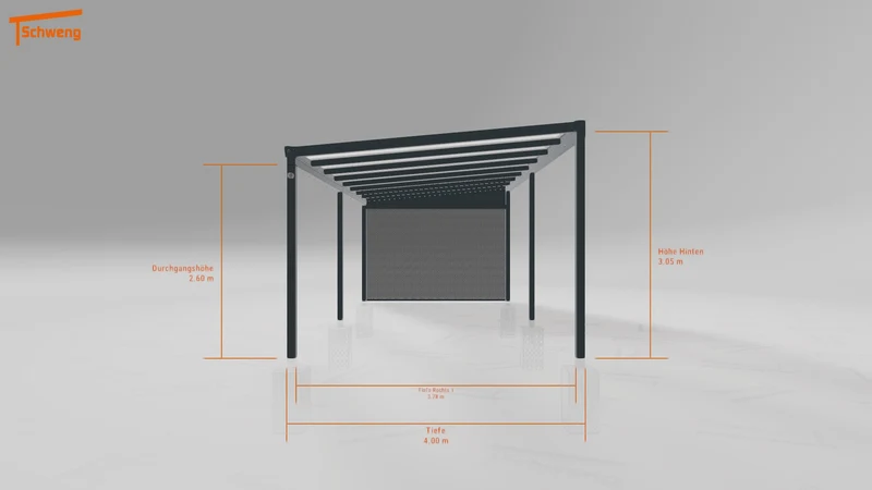 #AT Schweng Terrassenüberdachung S400 (ID 85799w)