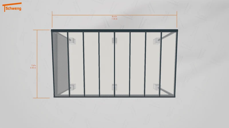 #AT Schweng Terrassenüberdachung S400 (ID 85799w)