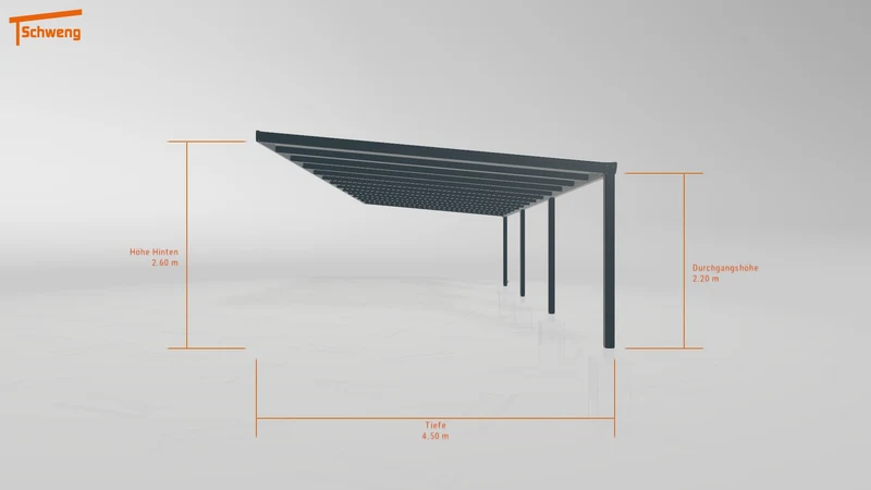 #DE Schweng Terrassenüberdachung S400 (ID qd2byn)