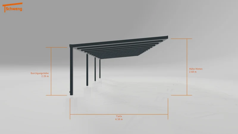#DE Schweng Terrassenüberdachung S400 (ID qd2byn)