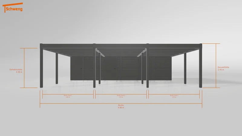 #DE Schweng Flachdachcarport C600+ (ID w3y45j) #MTG