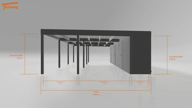 #DE Schweng Flachdachcarport C600+ (ID w3y45j) #MTG