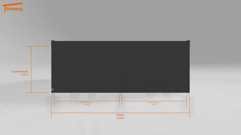 #DE Schweng Flachdachcarport C600 (ID v49b8y) #MTG