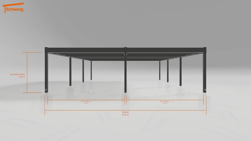 #DE Schweng Flachdachcarport C600 (ID w3yjz7) #MTG