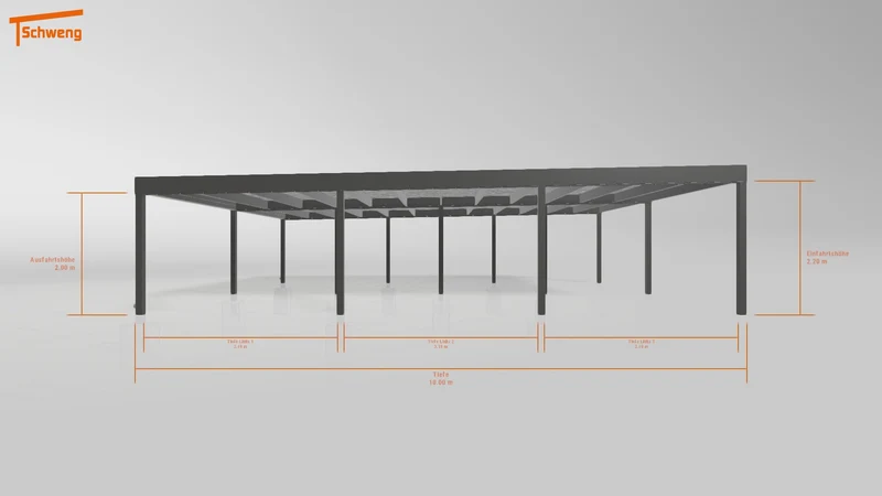 #DE Schweng Flachdachcarport C600 (ID w3yjz7) #MTG
