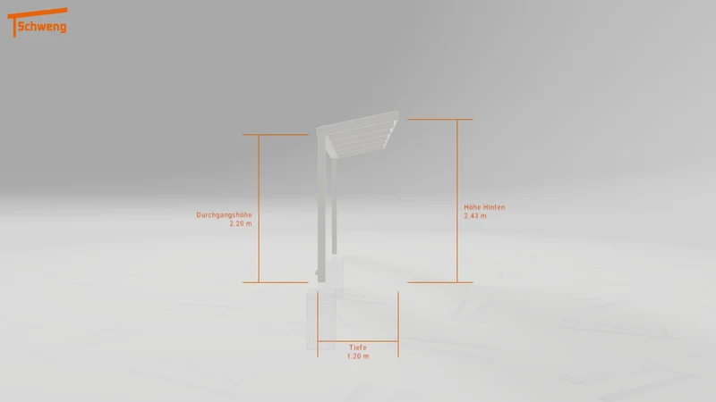 #DE Schweng Terrassenüberdachung S350 (ID yg7zb3)