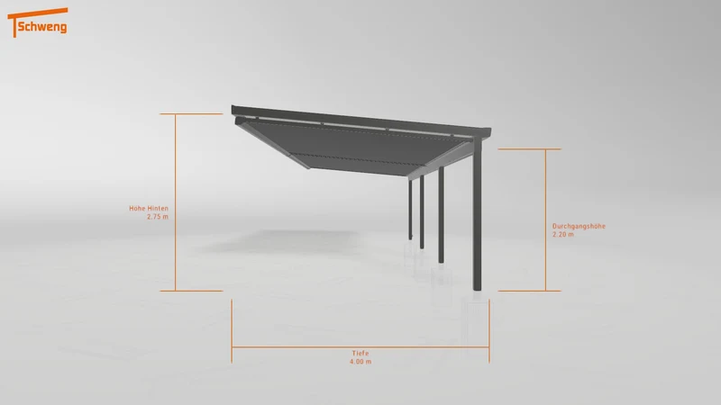 #DE Schweng Terrassenüberdachung S400 (ID 2qb9wq)