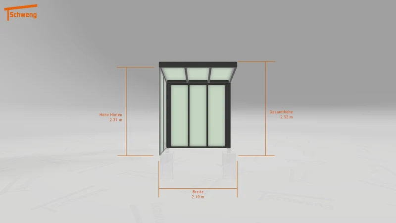 #DE Schweng Terrassenüberdachung S350 (ID x75w2d)