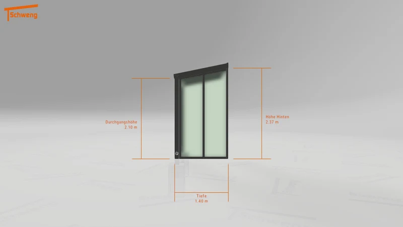 #DE Schweng Terrassenüberdachung S350 (ID x75w2d)