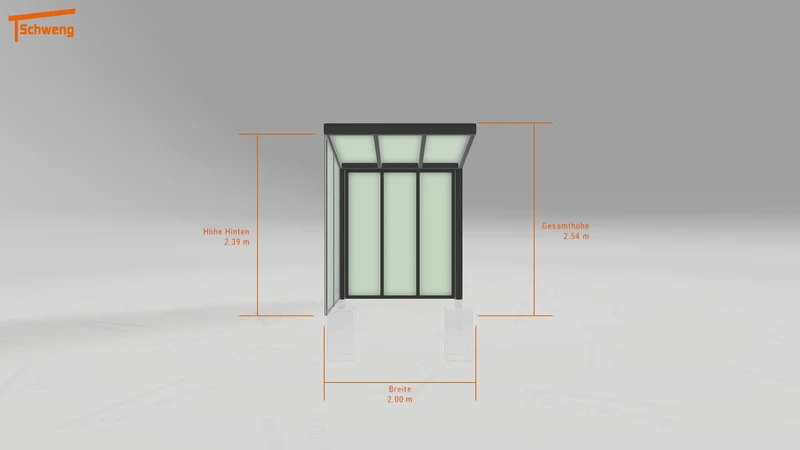 #DE Schweng Terrassenüberdachung S350 (ID 775yvp)