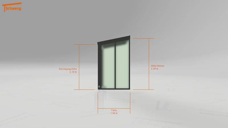 #DE Schweng Terrassenüberdachung S350 (ID 775yvp)
