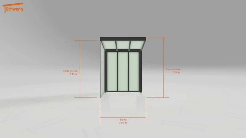 #DE Schweng Terrassenüberdachung S350 (ID yg7qbg)