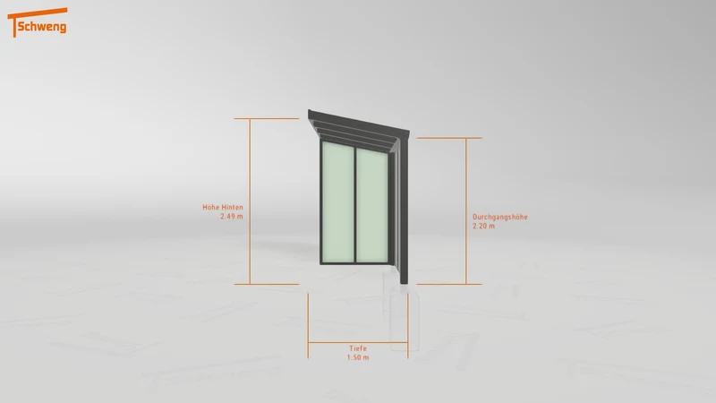#DE Schweng Terrassenüberdachung S350 (ID yg7qbg)