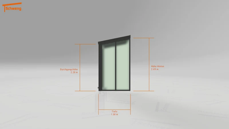 #DE Schweng Terrassenüberdachung S350 (ID yg7qbg)